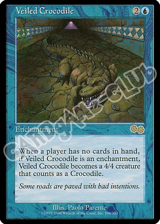 108 / 350 Veiled Crocodile rara (EN) -NEAR MINT-