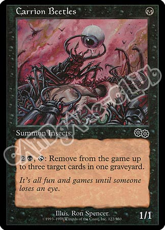 122 / 350 Carrion Beatles comune (EN) -NEAR MINT-