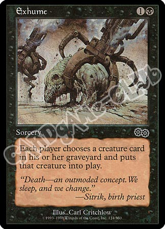 134 / 350 Exhume comune (EN) -NEAR MINT-