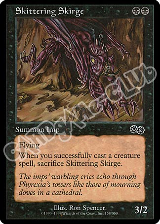 158 / 350 Skittering Skirge comune (EN) -NEAR MINT-