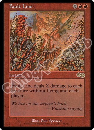 185 / 350 Fault Line rara (EN) -NEAR MINT-