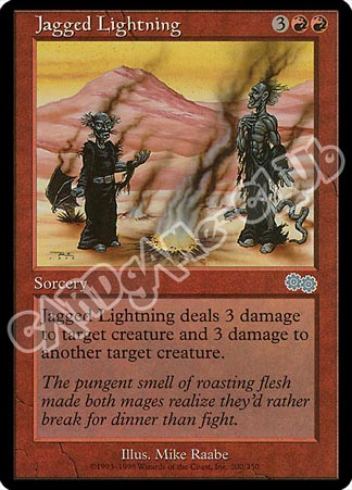 200 / 350 Jagged Lightining non comune (EN) -NEAR MINT-