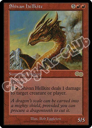 214 / 350 Shivan Hellkite rara (EN) -NEAR MINT-