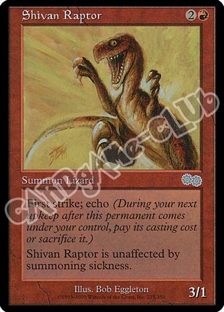 215 / 350 Shivan Raptor non comune (EN) -NEAR MINT-
