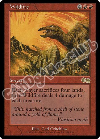 228 / 350 Wildfire rara (EN) -NEAR MINT-