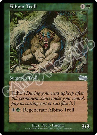 231 / 350 Albino Troll non comune (EN) -NEAR MINT-