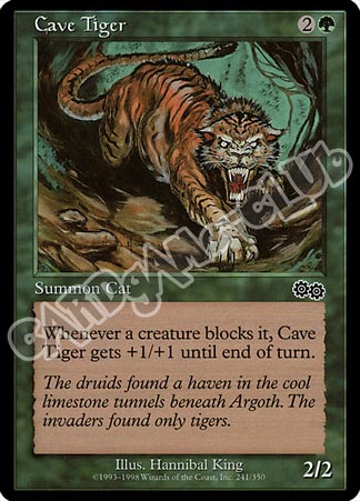 241 / 350 Cave Tiger comune (EN) -NEAR MINT-
