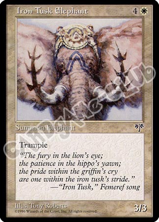 Iron Tusk Elephant non comune (EN) -NEAR MINT-