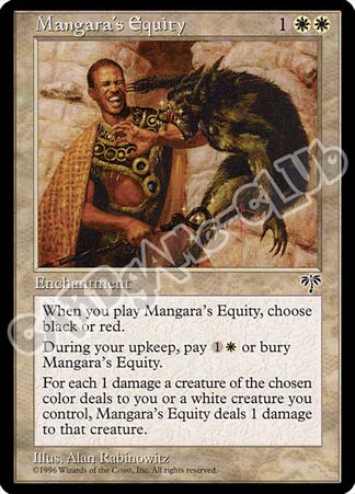 Mangara's Equity non comune (EN) -NEAR MINT-