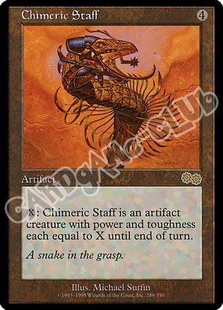 288 / 350 Chimeric Staff rara (EN) -NEAR MINT-
