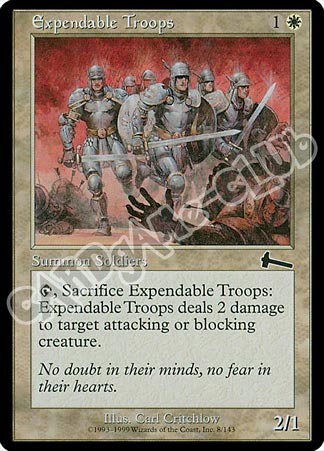 008 / 143 Expendable Troops comune (EN) -NEAR MINT-