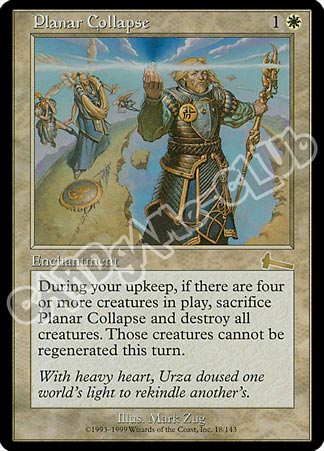 018 / 143 Planar Collapse rara (EN) -NEAR MINT-