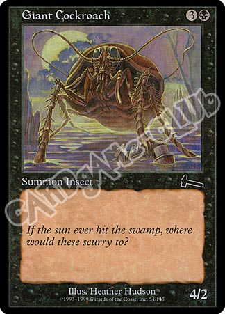 054 / 143 Giant Cockroach comune (EN) -NEAR MINT-