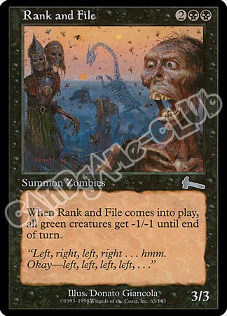 065 / 143 Rank and File non comune (EN) -NEAR MINT-