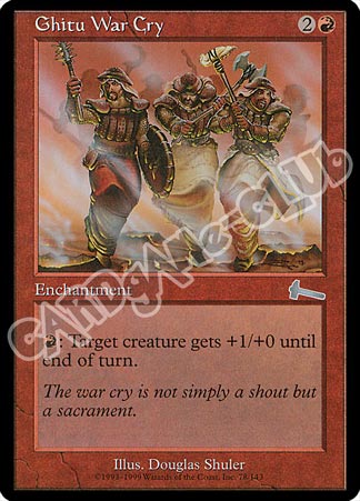 078 / 143 Ghitu War Cry non comune (EN) -NEAR MINT-
