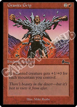 081 / 143 Granite Grip comune (EN) -NEAR MINT-