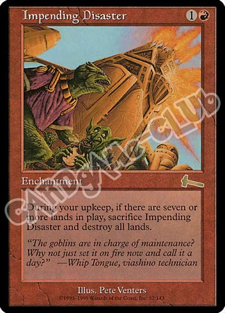 082 / 143 Impendig Disastre rara (EN) -NEAR MINT-