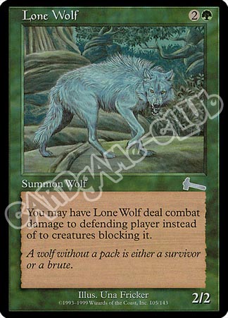 105 / 143 Lone Wolf non comune (EN) -NEAR MINT-