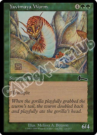 120 / 143 Yavimaya Wurm comune (EN) -NEAR MINT-
