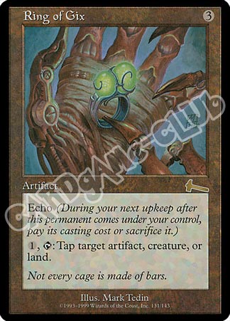 131 / 143 Ring of Gix rara (EN) -NEAR MINT-