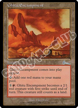 141 / 143 Ghitu Encampment non comune (EN) -NEAR MINT-