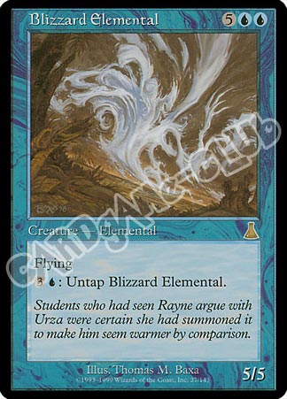 027 / 143 Blizzard Elemental rara (EN) -NEAR MINT-