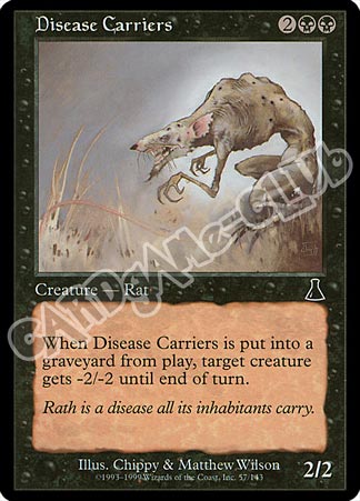 057 / 143 Disease Carriers comune (EN) -NEAR MINT-