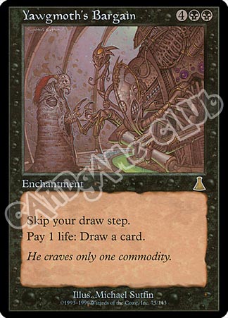 075 / 143 Yawgmoth's Bargain rara (EN) -NEAR MINT-