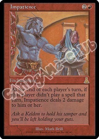 088 / 143 Impatience rara (EN) -NEAR MINT-