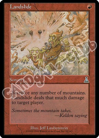 092 / 143 Landslide non comune (EN) -NEAR MINT-