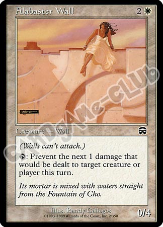 002 / 350 Alabaster Wall comune (EN) -NEAR MINT-