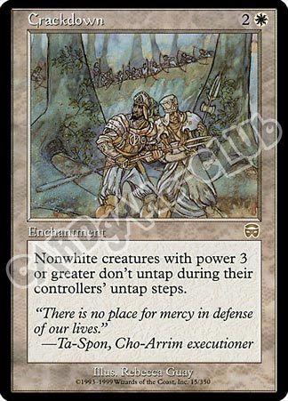 015 / 350 Crackdown rara (EN) -NEAR MINT-