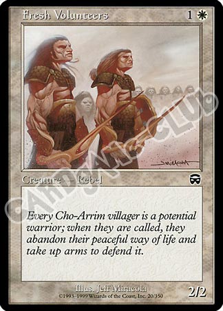 020 / 350 Fresh Volunteers comune (EN) -NEAR MINT-