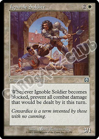 022 / 350 Ignoble Soldier non comune (EN) -NEAR MINT-