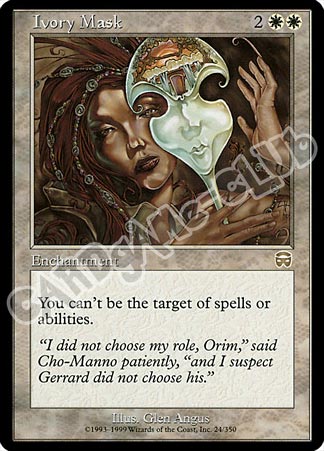 024 / 350 Ivory Mask rara (EN) -NEAR MINT-