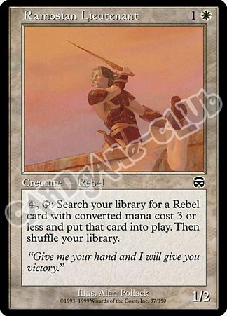 037 / 350 Ramosian Lieutenant comune (EN) -NEAR MINT-