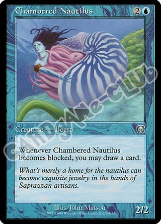 064 / 350 Chambered Nautilus non comune (EN) -NEAR MINT-