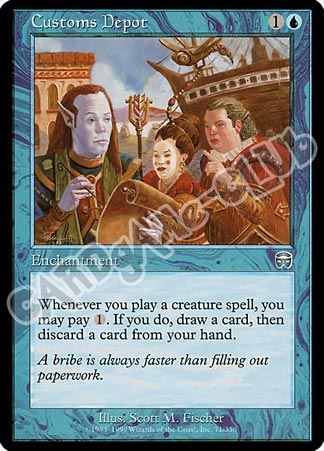 071 / 350 Customs Depot non comune (EN) -NEAR MINT-