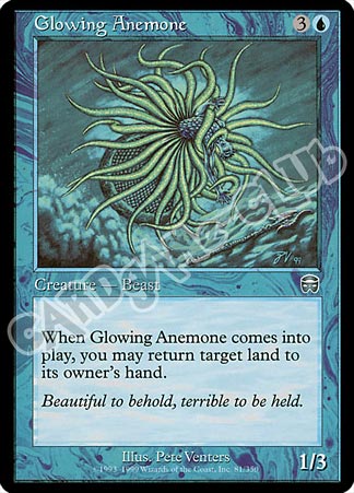 081 / 350 Glowing Anemone non comune (EN) -NEAR MINT-