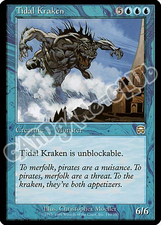 110 / 350 Tidal Kraken rara (EN) -NEAR MINT-