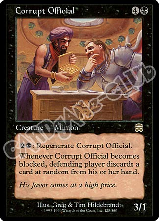 128 / 350 Corrupt Official rara (EN) -NEAR MINT-