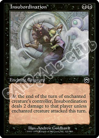 141 / 350 Insubordination comune (EN) -NEAR MINT-