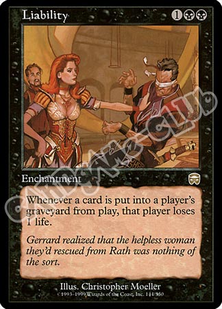 144 / 350 Liability rara (EN) -NEAR MINT-