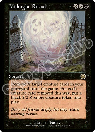 146 / 350 Midnight Ritual rara (EN) -NEAR MINT-