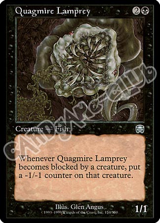 154 / 350 Quagmire Lamprey non comune (EN) -NEAR MINT-