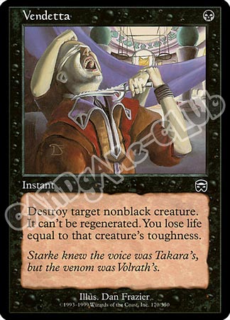 170 / 350 Vendetta comune (EN) -NEAR MINT-