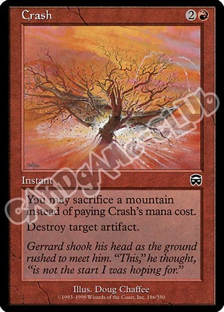 186 / 350 Crash comune (EN) -NEAR MINT-