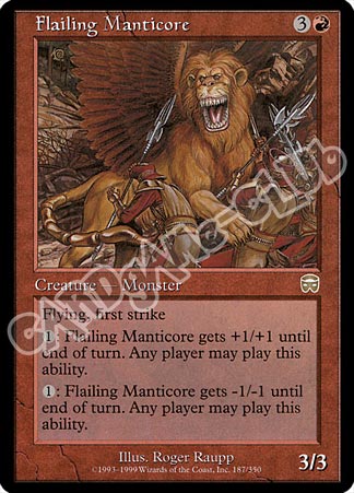 187 / 350 Flailing Manticore rara (EN) -NEAR MINT-