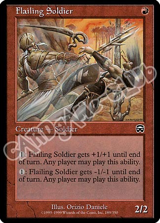 189 / 350 Flailing Soldier comune (EN) -NEAR MINT-
