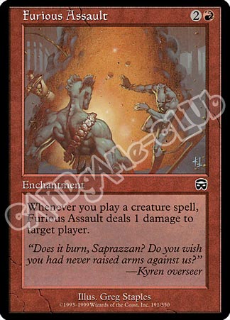 191 / 350 Furious Assault comune (EN) -NEAR MINT-